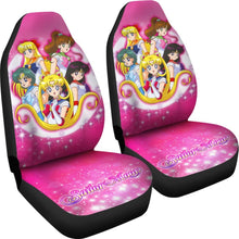 Load image into Gallery viewer, Art Sailor Moon Crystal Car Seat Covers Manga Fan Gift H031520 Universal Fit 225311 - CarInspirations