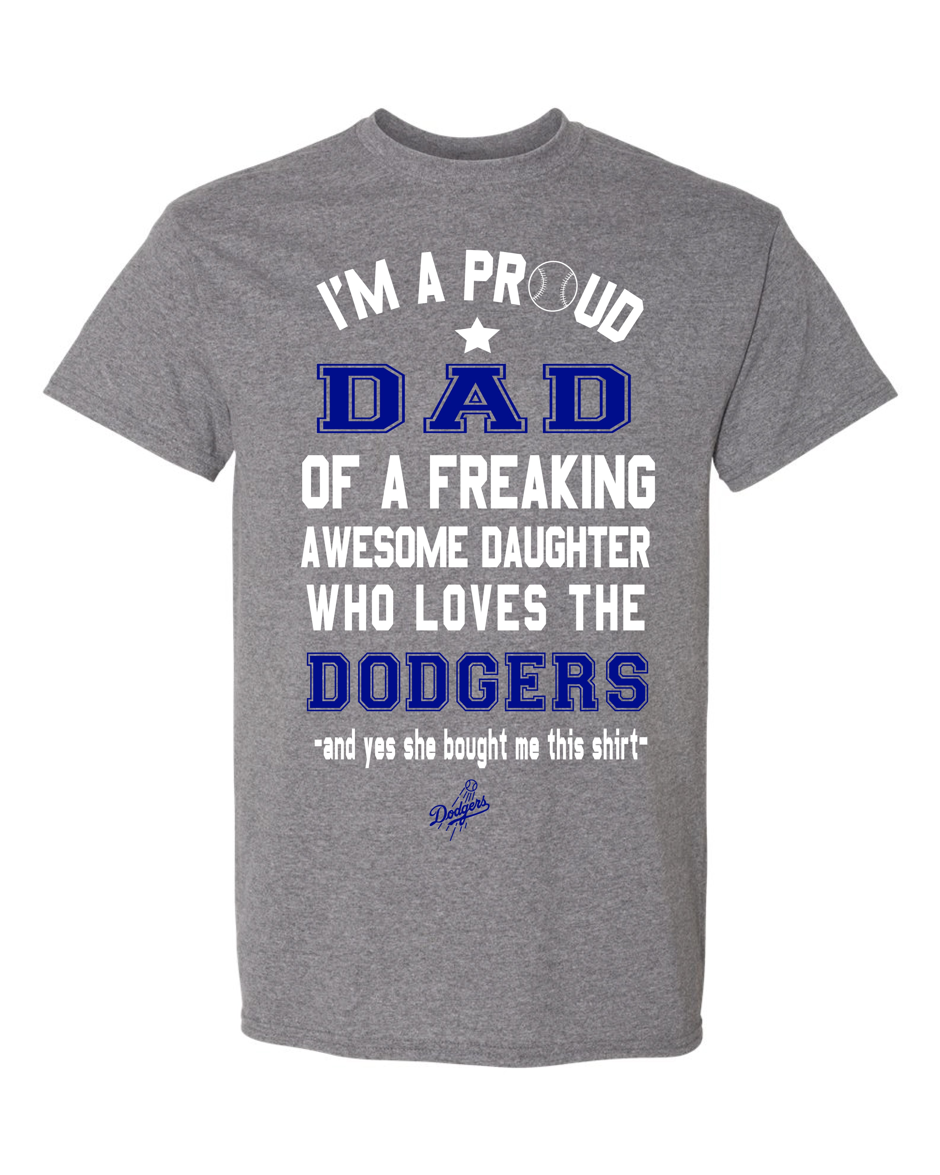 dodgers dad shirt