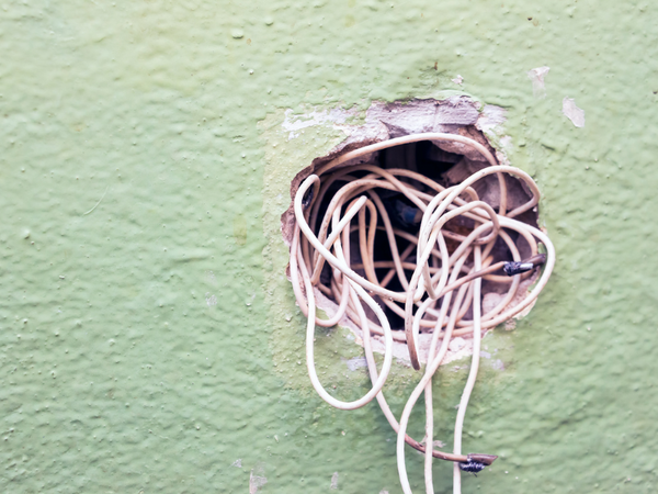 risks of exposed wires damage to appliances