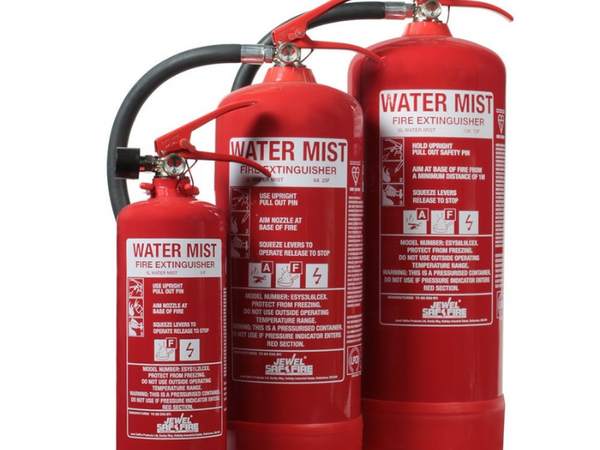 water mist fire extinguishers