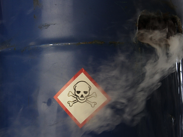 you will be exposed to toxic gases