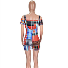 Load image into Gallery viewer, 2 Piece Top &amp; Suspender shorts set