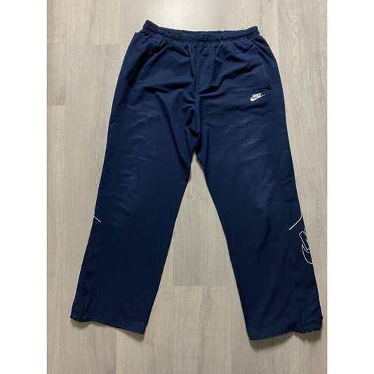 Nike vintage navy track pants small swoosh 2000s – Refitted