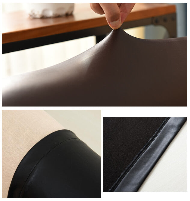 2Pcs PU Leather Sofa Arm Covers, Waterproof Chair Armrest Covers, Anti ...