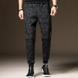 Slim Black Camo Joggers – Hustle State