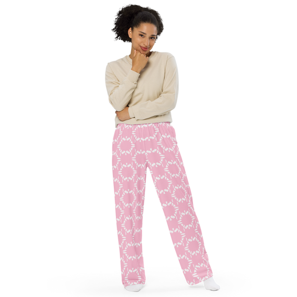 X-Image Women's Pajamas Trousers Comfy Lounge Pants Floral Print Drawstring  Wide Leg Palazzo Pants Pink-Coffee Cup, X-Large - Yahoo Shopping
