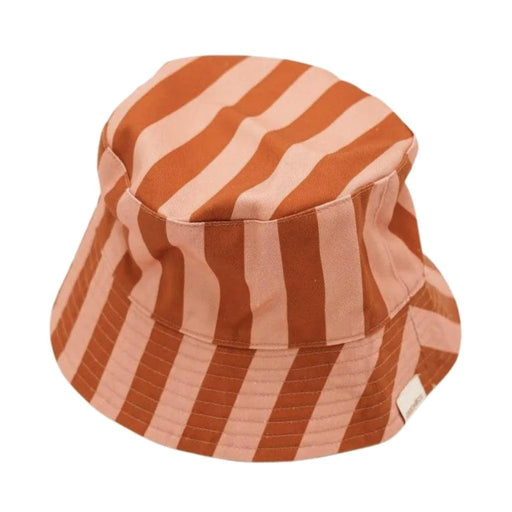 Reversible Bucket Hat - Checks Laguna + Wheat — GRECH & CO.