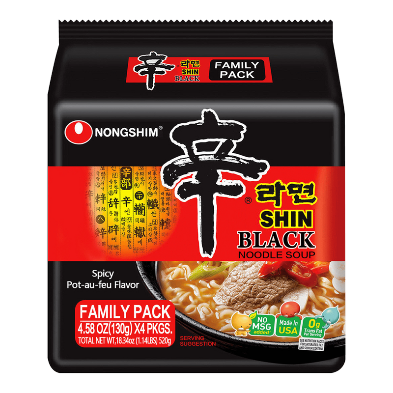 农心黑色牛肉口味拉面NONGSHIM SHIN BLACK NOODLE with Beef Bone