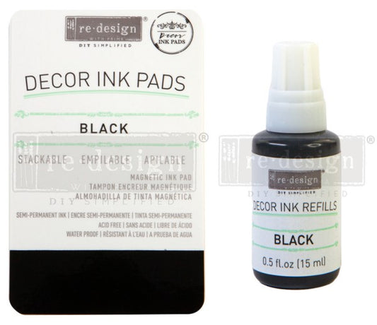 Ink Pad REFILL Silver Redesign With Prima Decor Stamps Ink 