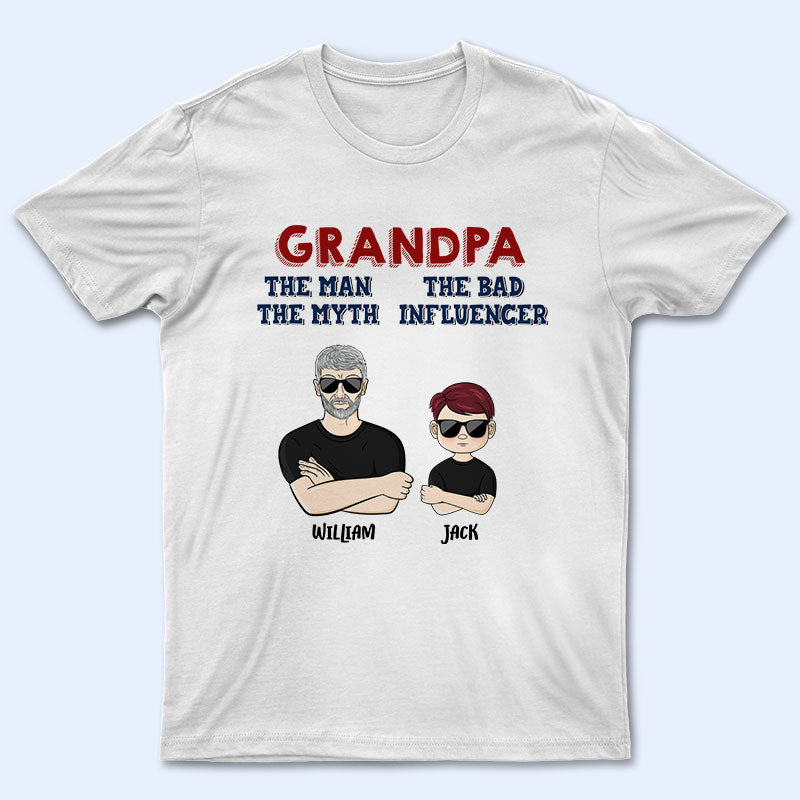 abort Ass kulhydrat The Man The Myth - Gift For Grandpa & Kid- Personalized Custom T Shirt -  Unifamy Store