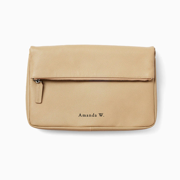 Leather Convertible Clutch