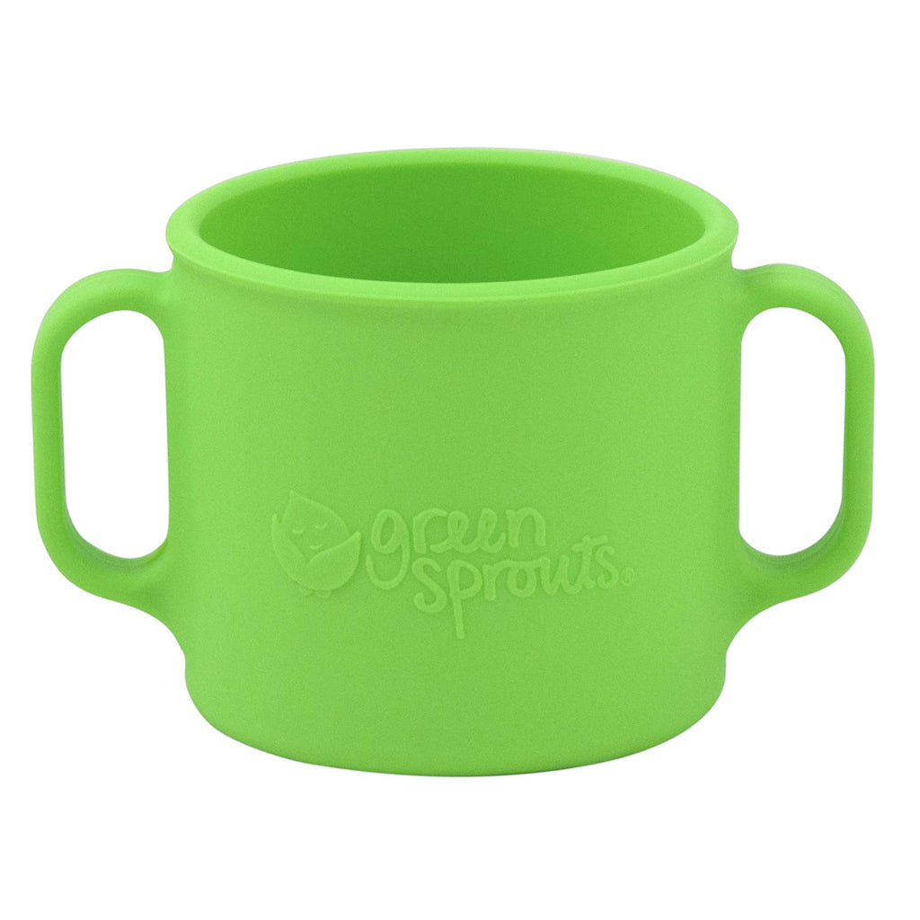 green sprouts Non-spill Sippy Cup, One-way valve for easy transition from  bottle