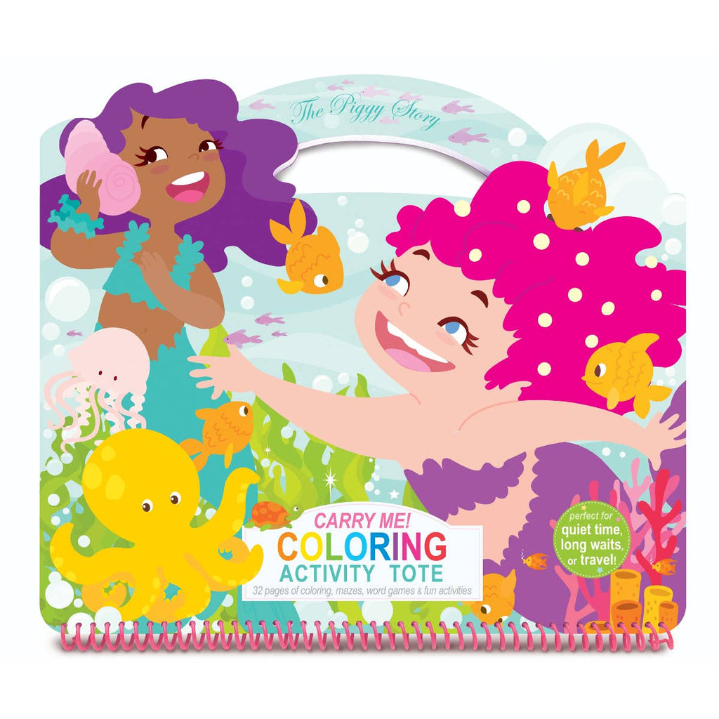 The Piggy Story Dry Erase Coloring Book Magical Mermaids