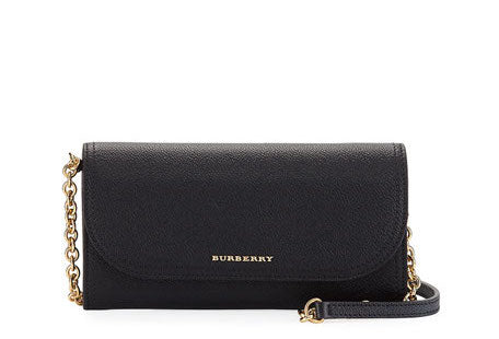 burberry henley leather wallet on a chain