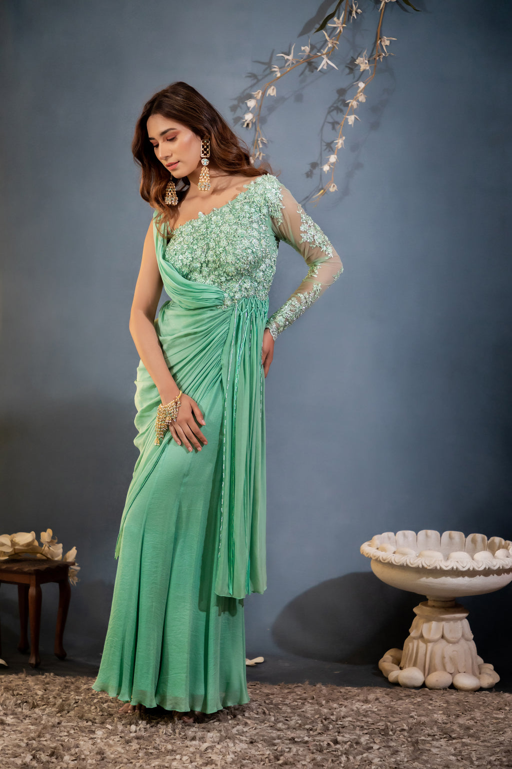 Latest Designer Gown | Party Wear Gown | Ladies Gown | Indo Western Gown -  Ethnic Plus