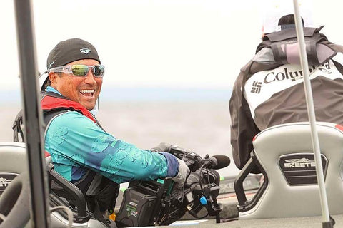 Taku Ito is on Bassmaster Elite Series on Lake Oahe