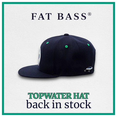 FAT BASS TOPWATER NAVY HAT