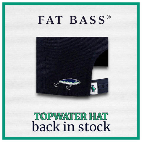 FAT BASS TOPWATER NAVY HAT