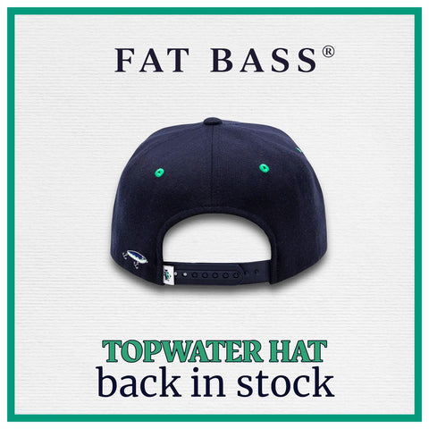 FAT BASS TOPWATER NAVY HAT