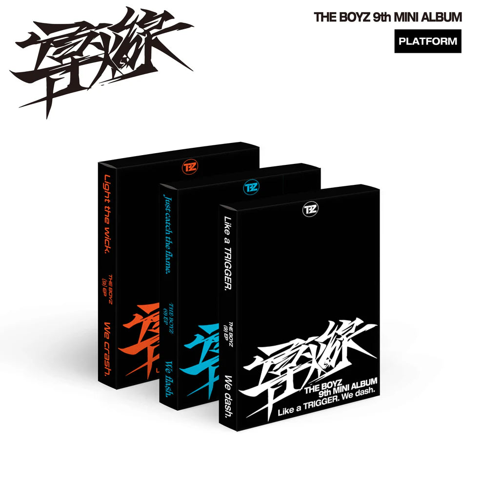 THE BOYZ (더보이즈) 9TH MINI ALBUM - [TRIGGER - 導火線 (도화선)] (PLATFORM Ver.)