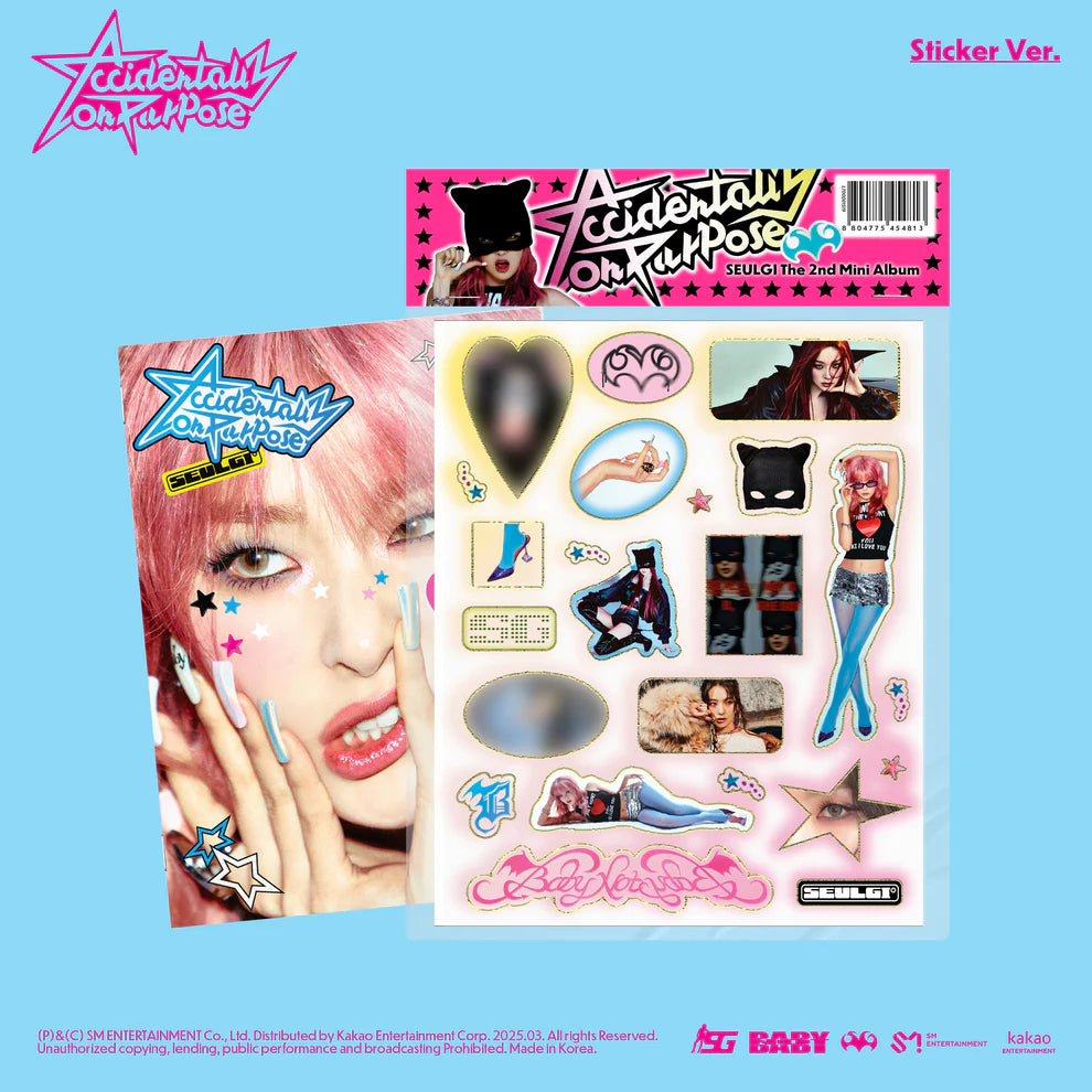 SEULGI (슬기) 2ND MINI ALBUM - [Accidentally On Purpose] (Sticker Ver.)