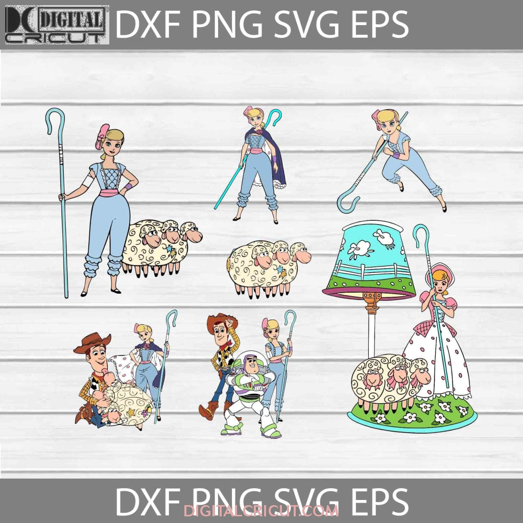 Bo peep Svg, Bundle, Toy Story Svg, Cartoon Svg, Cricut File, Clipart