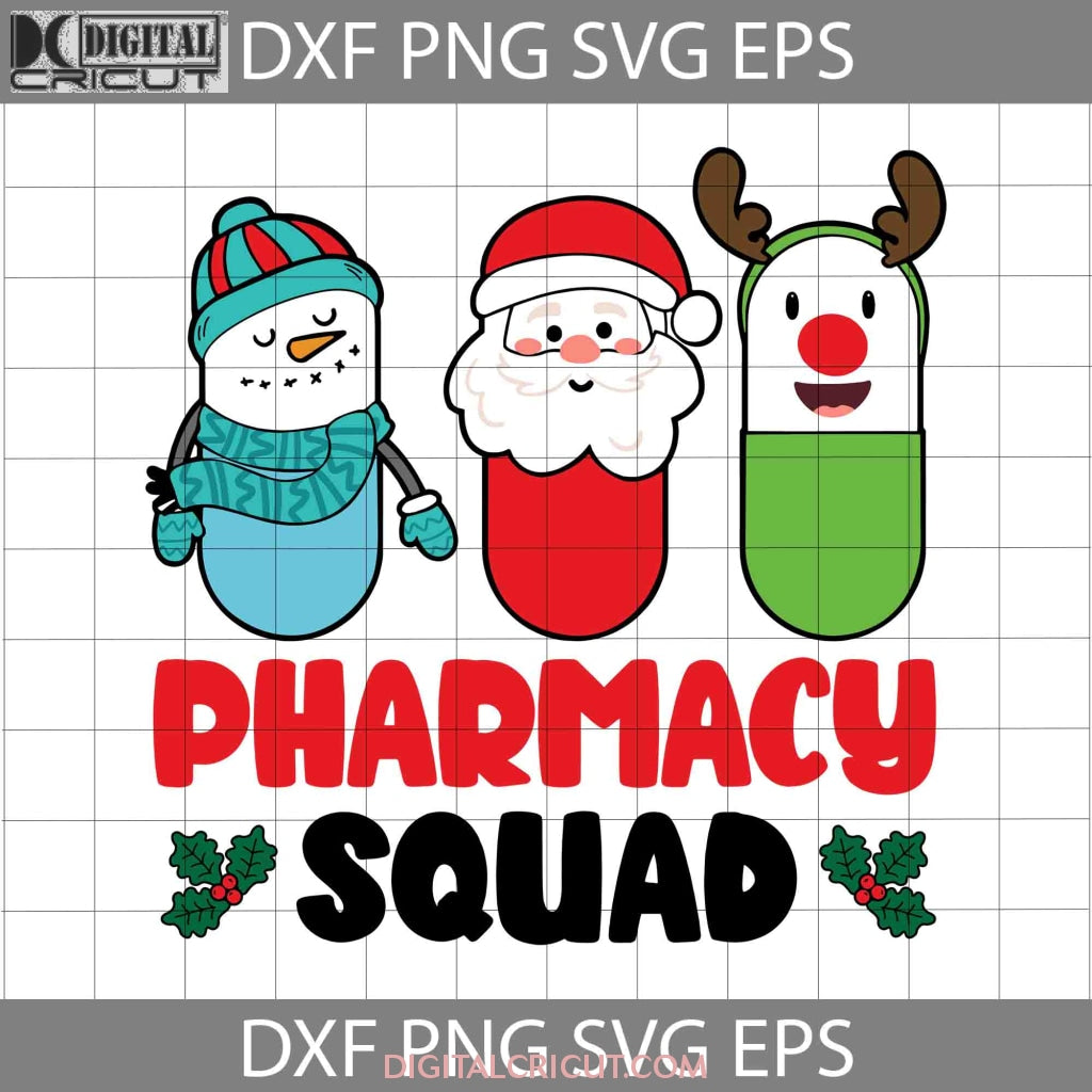 Christmas Pharmacy Squad SVG, Christmas Snowman SVG, Pharmacy Snowman ...