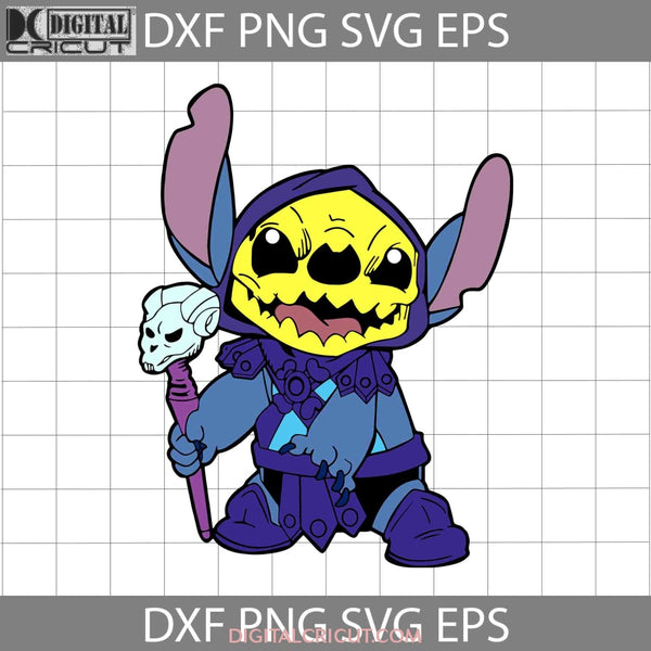 Stitch witch svg, png, dxf, eps digital file HLW0158