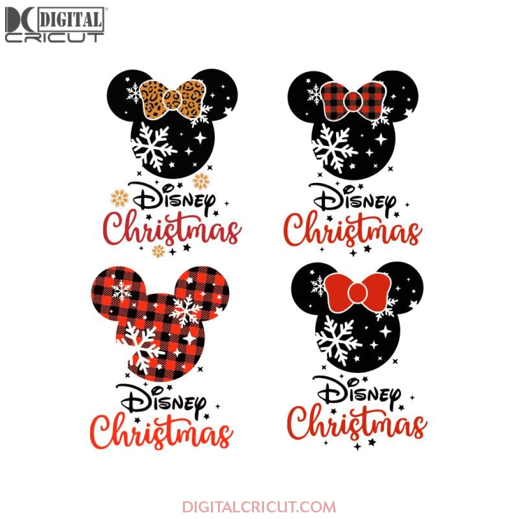 Mickey Svg, Christmas Svg, Cricut File, Clipart, Minnie Svg, Christmas