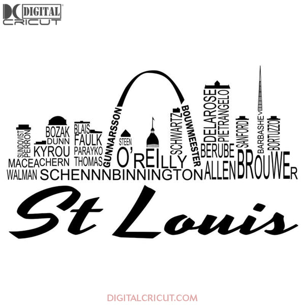 MLB St Louis Cardinals SVG, SVG Files For Silhouette, St. Louis Cardinals  Files For Cricut, St. Louis Cardinals SVG, DXF, EPS, PNG Instant Download.  St. Louis Cardinals SVG, SVG Files For Silhouette