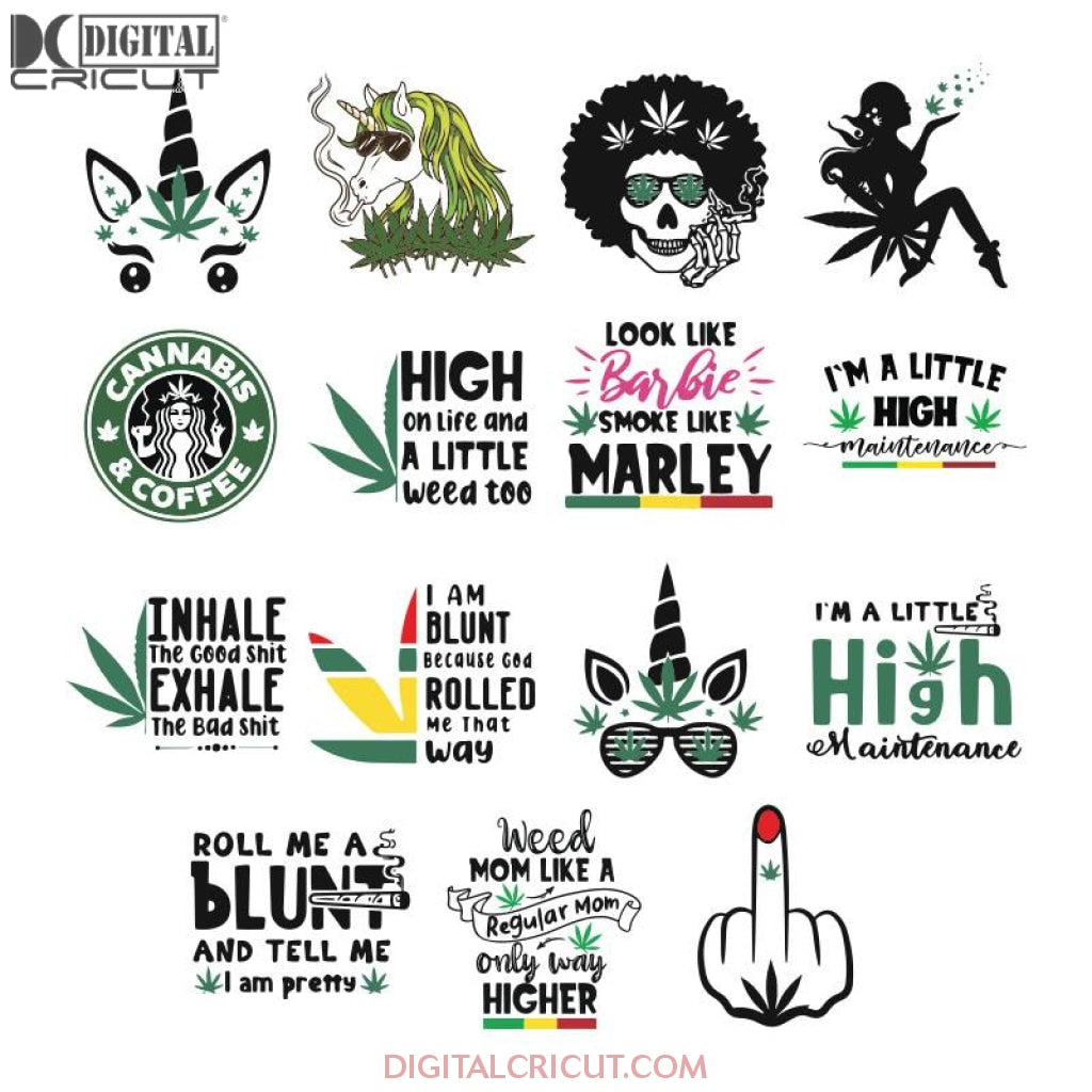 Weed Cannabis Cliparts Svg Png Clipart Cannabis Svg Marijuana Svg Bun Digitalcricut