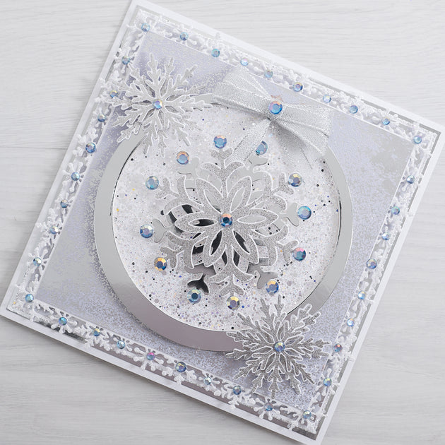 Grande Snowflake Cardmaking Project by Glynis Bakewell – Chloes ...