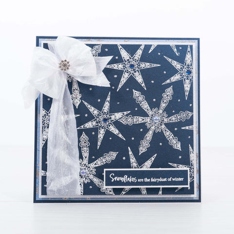 Dazzling Snowflakes card sample