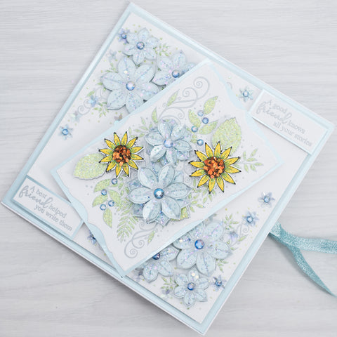 Pretty Floral Pop-Out Card