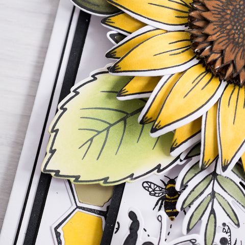 Learn how to make this beautiful Sunflower and Bee card, perfect for a budding gardener! Filled with pops of yellow and our new 3D Sunflower Stamp and Foliage leaves, this card is quick and easy to make but looks incredible. 
