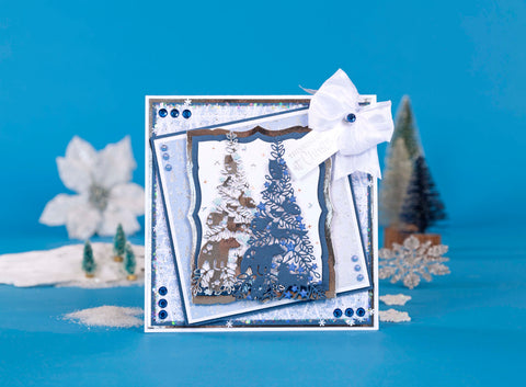 Frosty Christmas card sample