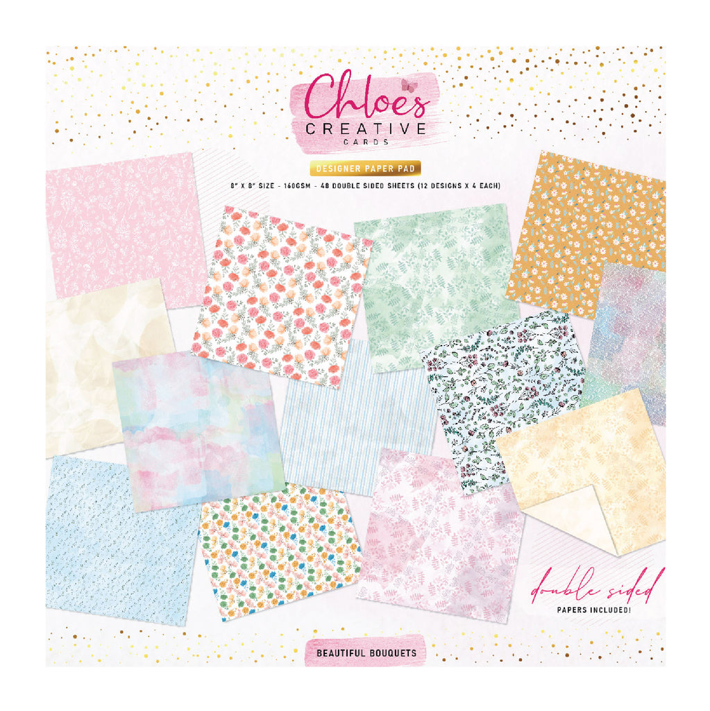 Crafter's Companion 12” x 12” Paper Pad - Ditsy Floral -Crafter's