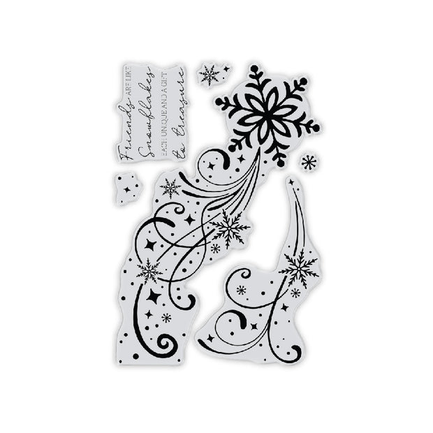 My Favorite Things - Clear Stamp - Snowflake Flurry