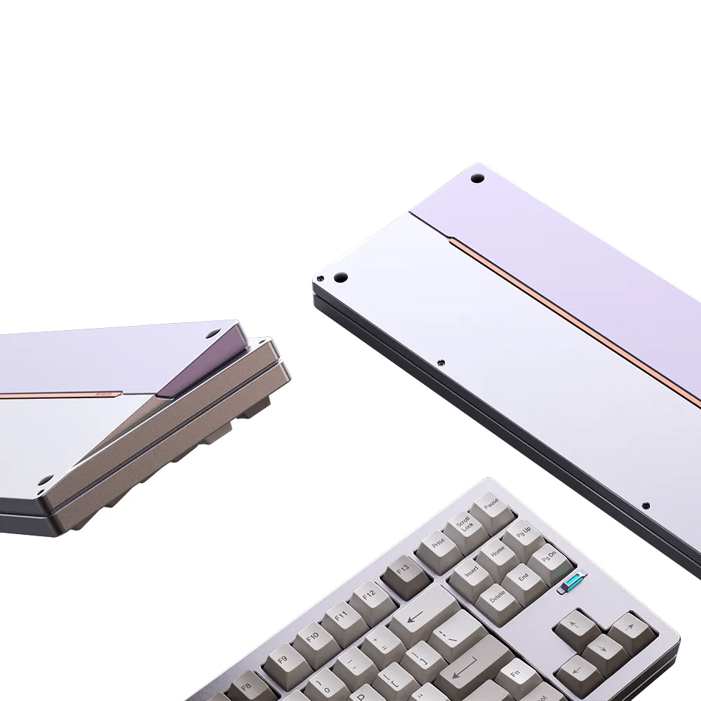 gb wind studio wind x80 keyboard kit anodized silver 108741