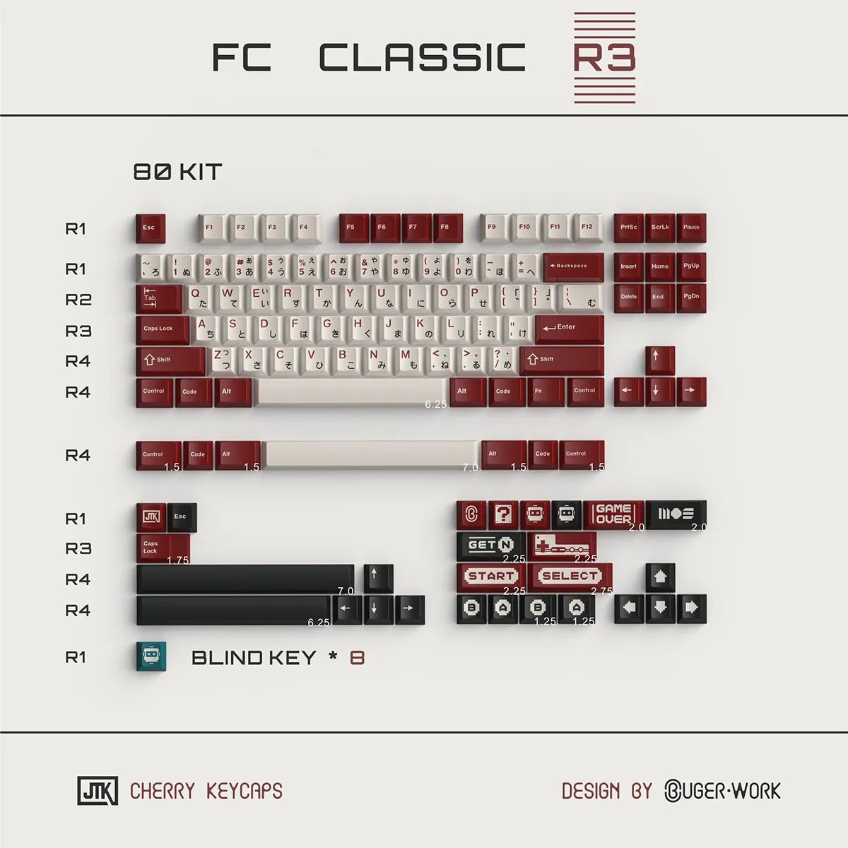 jtk classic fc r3 keycap set 348053