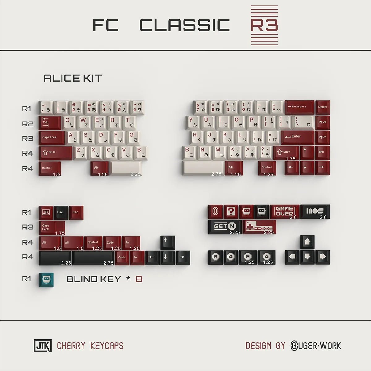 jtk classic fc r3 keycap set 989213