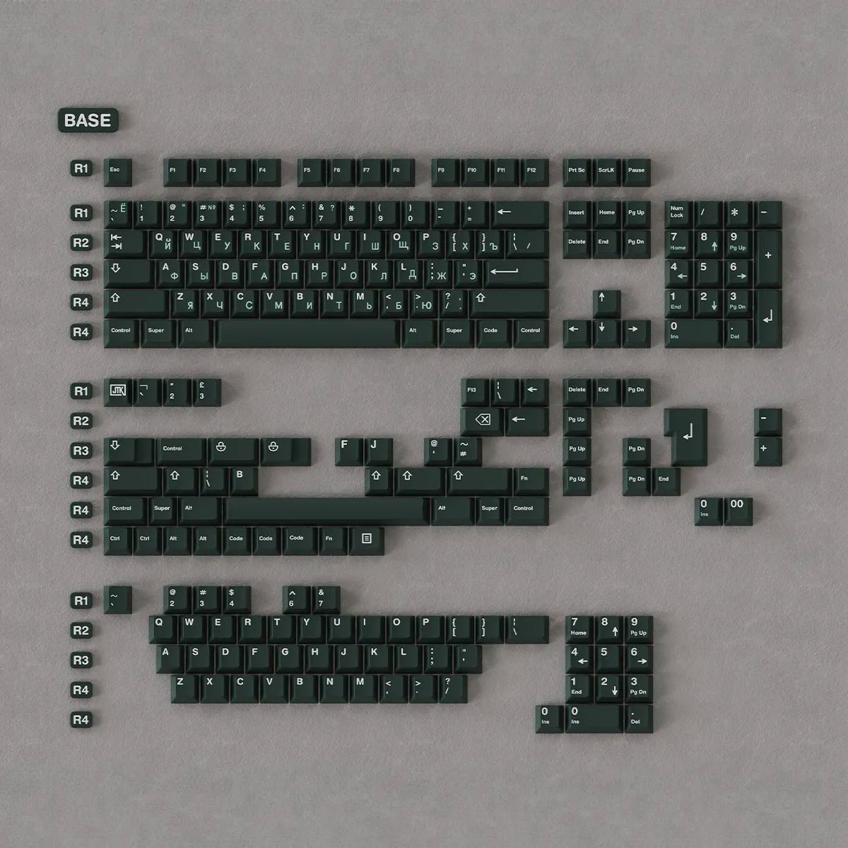 jtk emerald keycap set 262053
