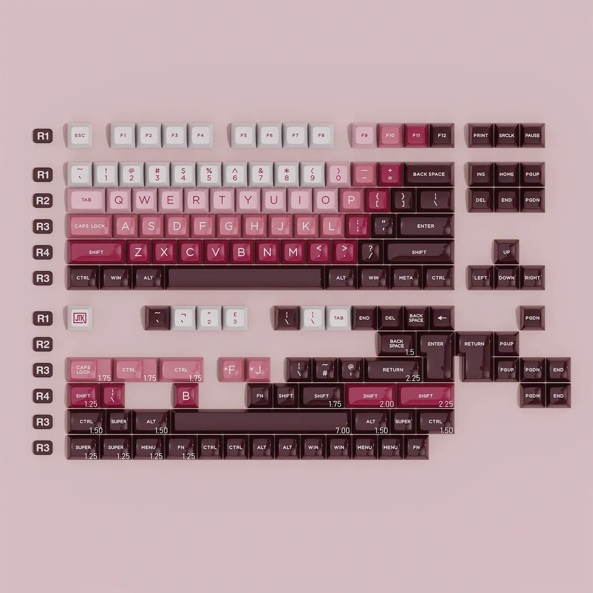 preorder jtk hsa rouge keycap set 664568