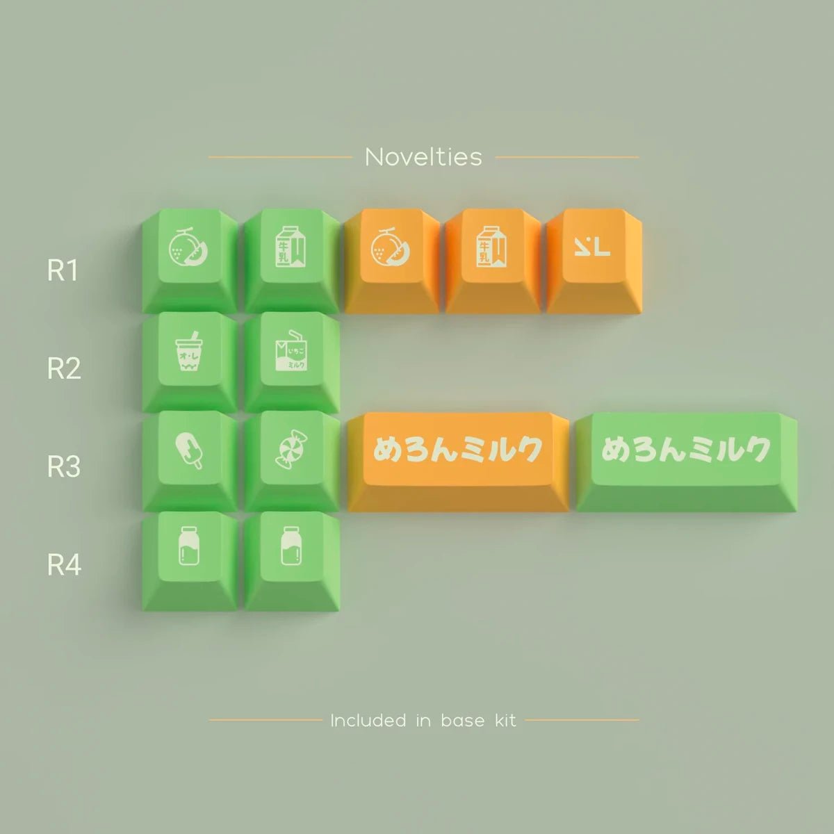 Switchlab Melon Milk Keycaps - Image 9
