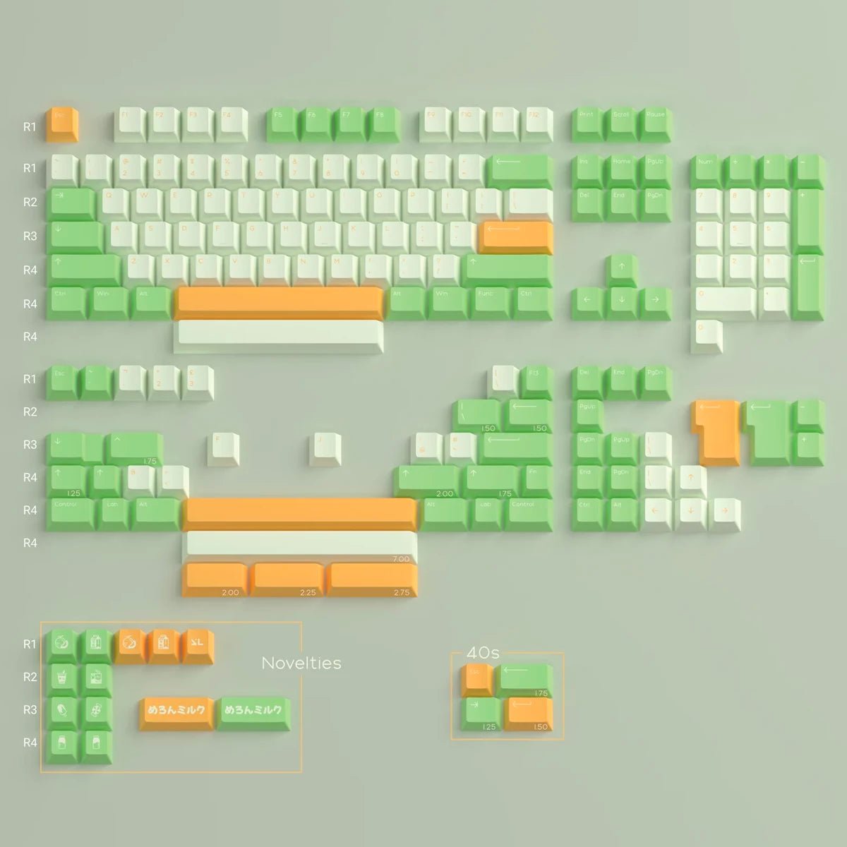 Switchlab Melon Milk Keycaps - Image 8