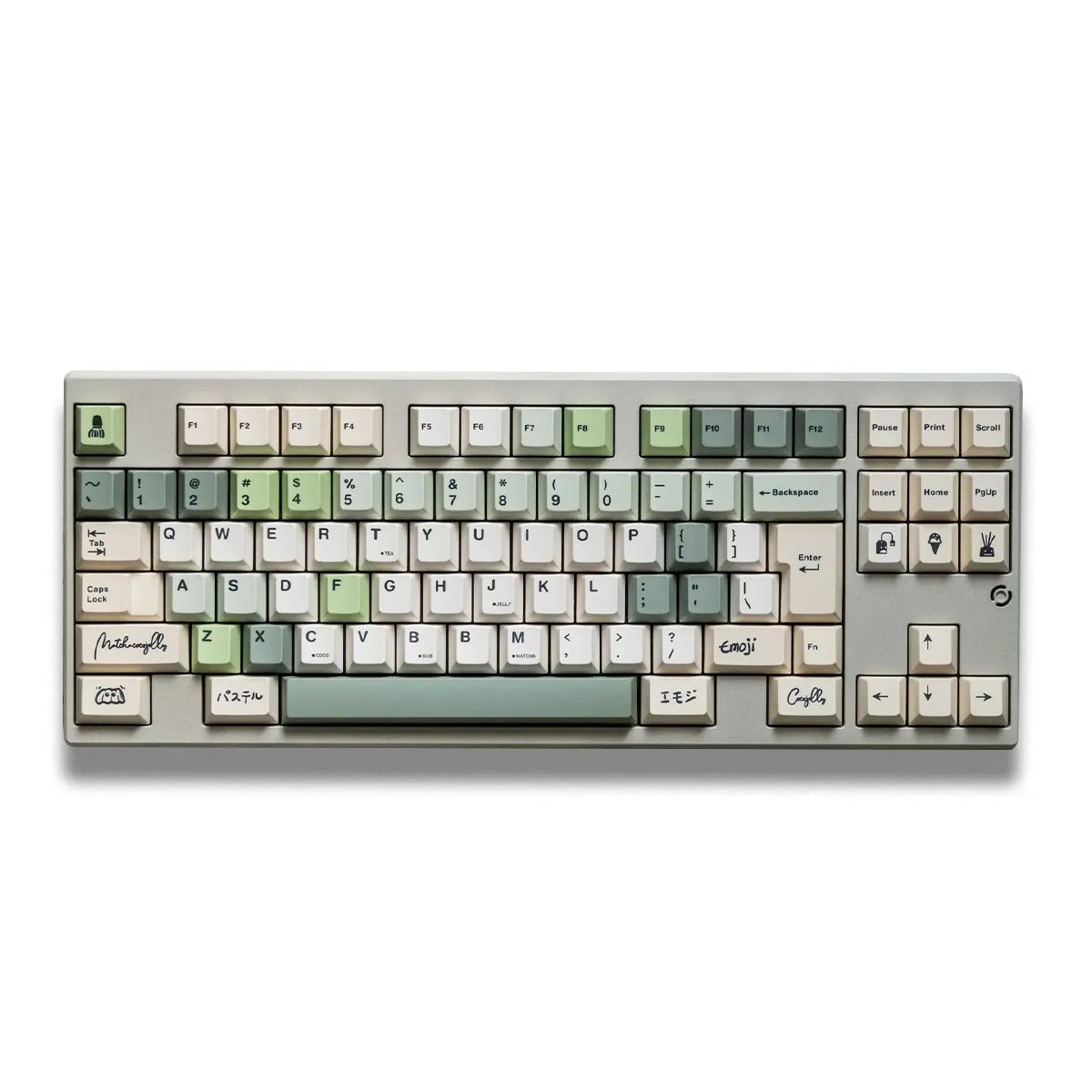 tut bubble tea matcha keycaps 563245