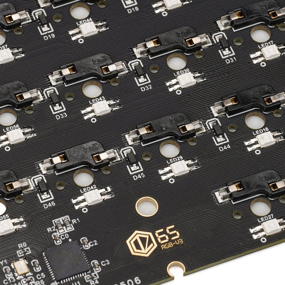 KBDfans DZ65 RGB Hot Swap V3 PCB – Divinikey