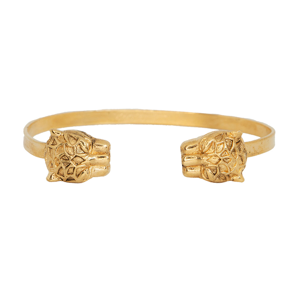 Lion With Diamond Classic Design Superior Quality Kada Bracelet For Men - 1  Gram Gold Jewellery – Soni Fashion®