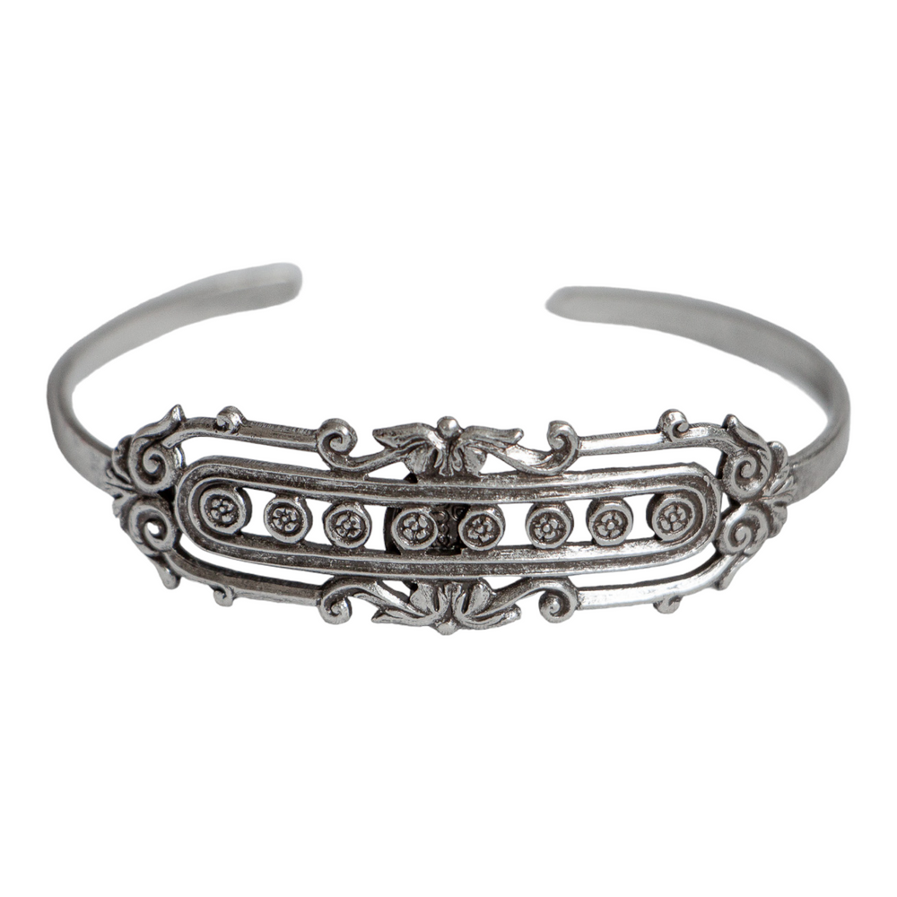 Filigree lace cuff bracelet, costume jewelry for women, handmade 