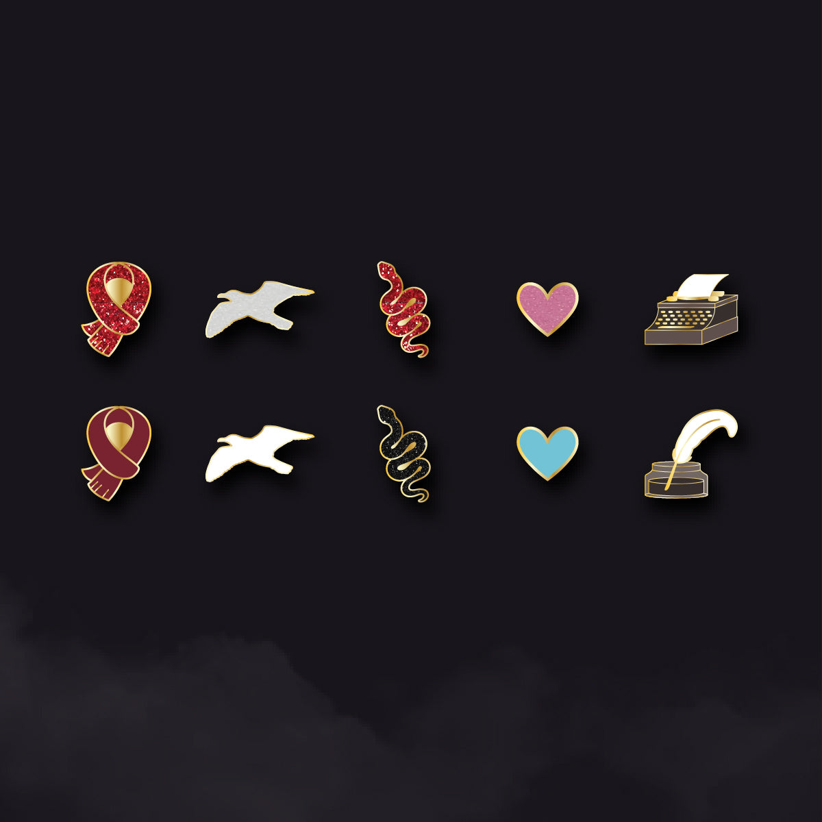 TS Charm Mini Enamel Pins